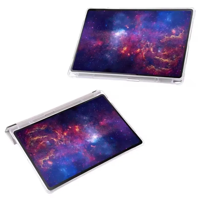 2026 Acrylic HD Clear Pencil Holder Case for MI Poco Pad M1 X1 2025 11.2 Inch Redmi Pad 2 Pro 12.1" SE 11" PU Stand Tablet Cover 6