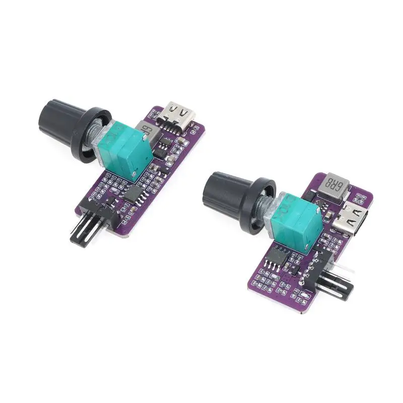 New PWM Speed Controller 4 Pin Fan Controller With Wind Speed Controller Regulator Switch Speed Module USB Type C DIY Project