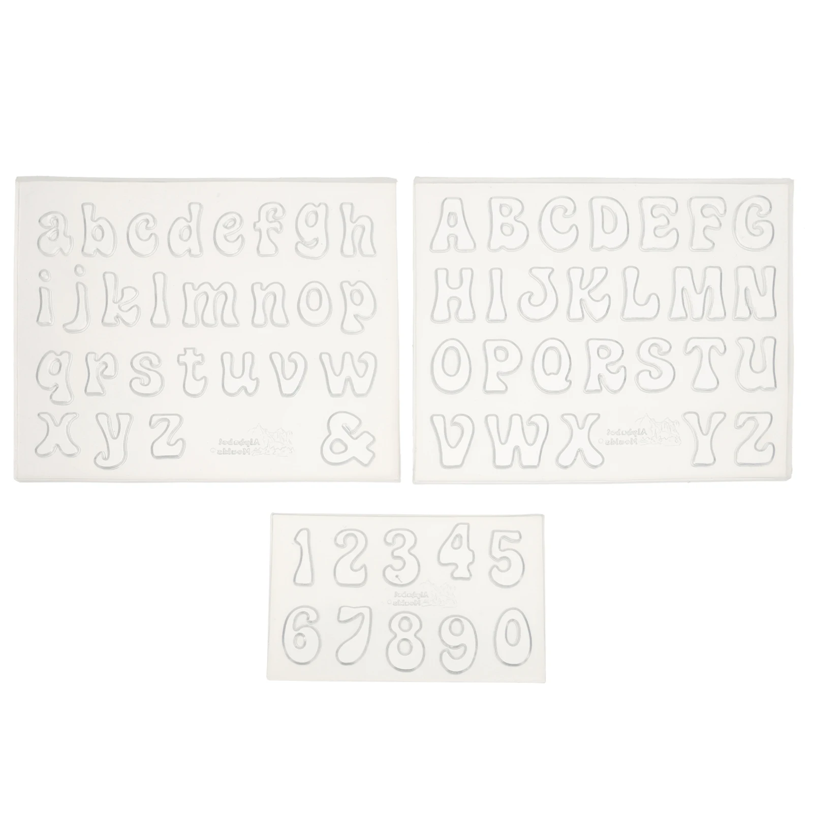 

3 Pcs Crystal Epoxy Mold Silicone DIY Mould Reusable Craft Tools Resin Keychain Accessories Flexible Durable