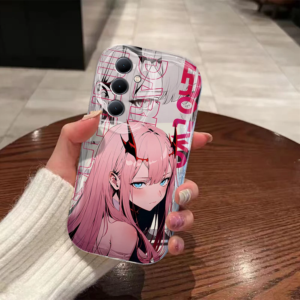 Anime Darling in the Franxx 3D Wave Case For Xiaomi Redmi 13C 12 12C 10C 9C A1 A2 K50 K40 Note 13 12 11 10 Pro Plus 4G 5G Cover