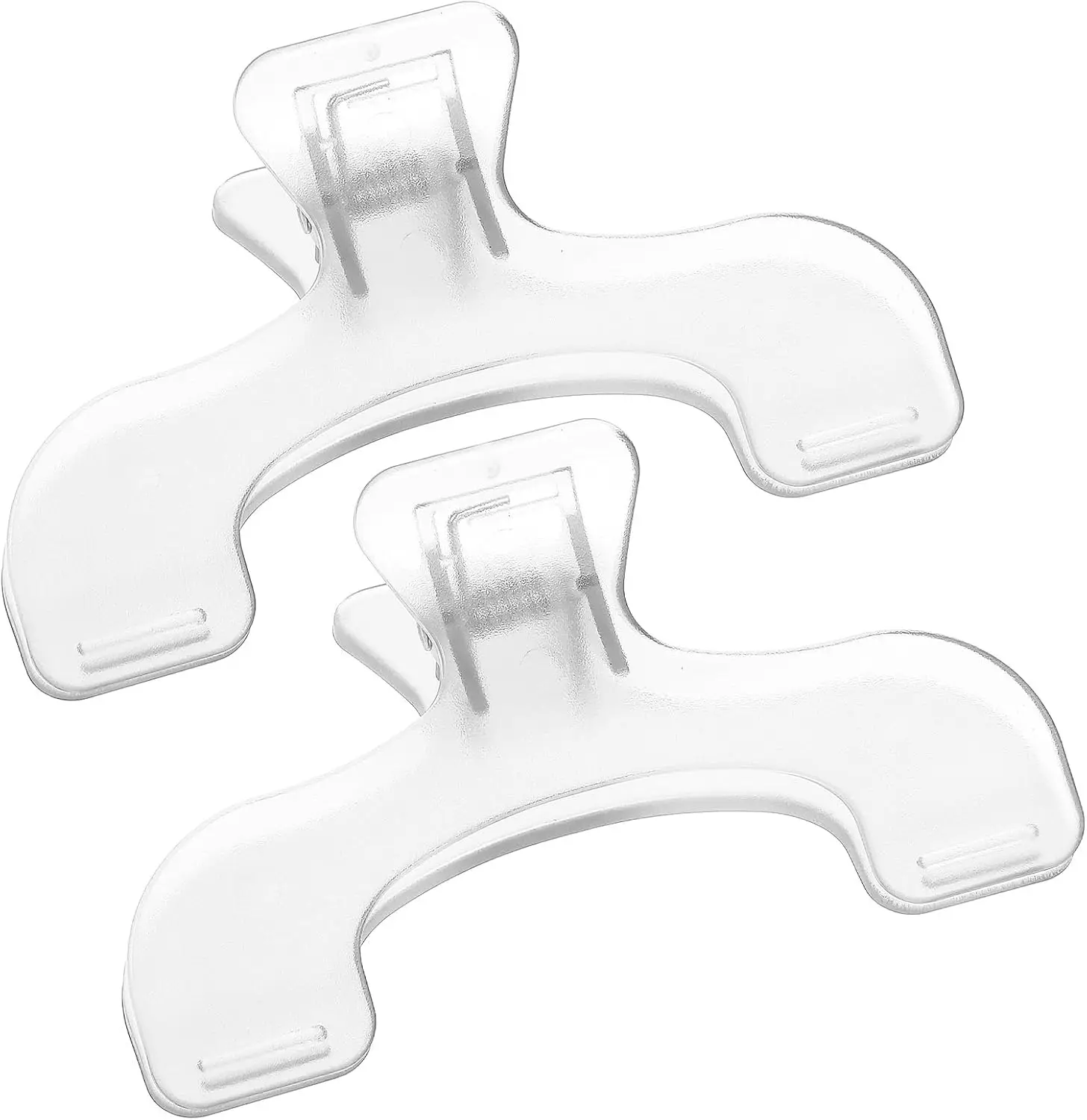 قطعتان من مشابك الكتب، حامل صفحة وزن الكتاب، مشابك كتب شفافة لحمل الكتب المفتوحة وحاملي صفحات القراءة المحمولة للمكتب