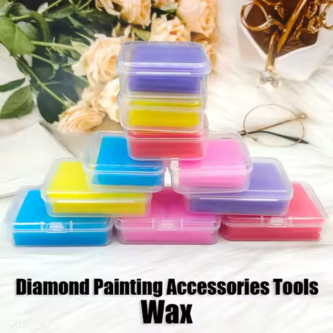 Diamond painting special color square glue diamond art painting hand tools wax dot diamond box embroidery glue accessories