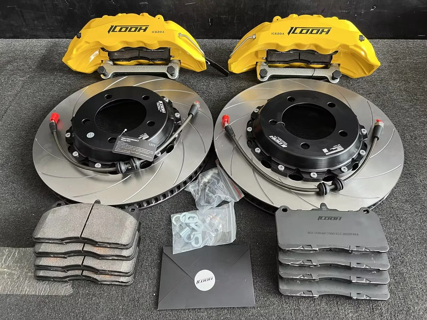 

Высококачественный комплект передних дисковых тормозов IC6 Steel Disc 410X36 с 6-поршневым суппортом подходит для BMW X7 M (F94) 2019+