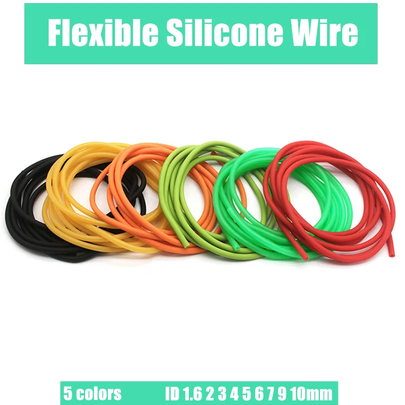 

5/10M 1.6-10mm Durable Flexible Multiple Sizes High Elasticity Natural Latex Rubber Hose High Elastic Surgical/Slingshot Tube