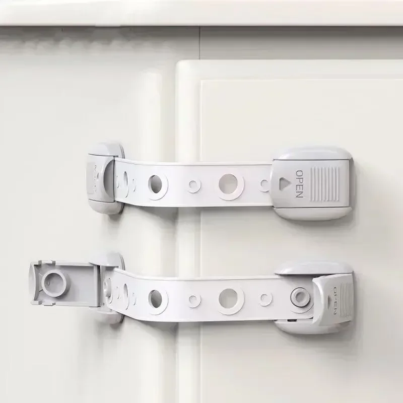 vvocci Baby Safety Locks Hand Buckle Prevent Accidents 5 PCS  Adjustable Multi Latches for Cabinets and Drawers Anti-Pinch