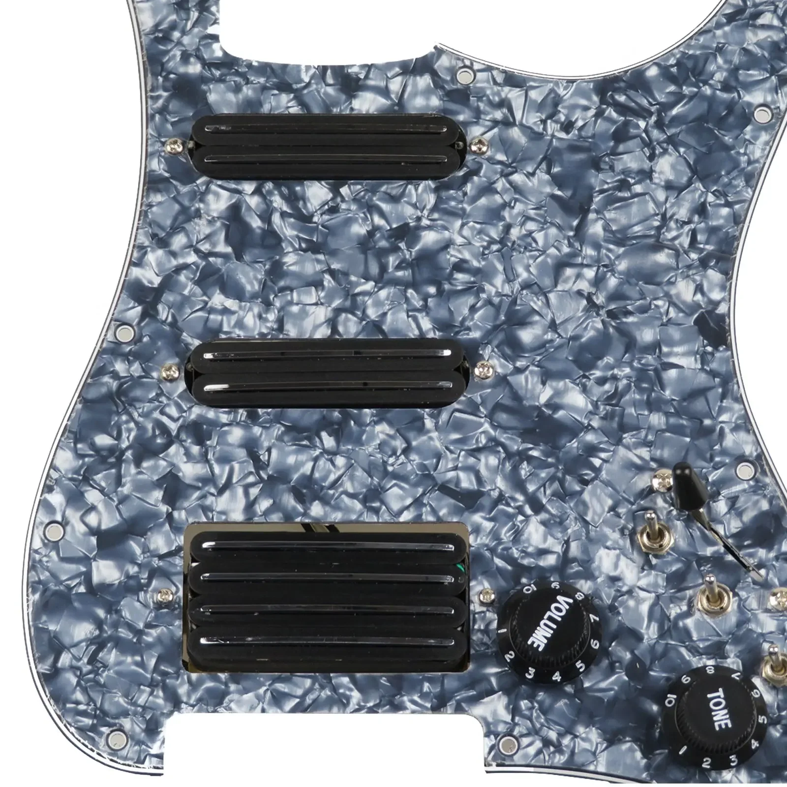Humbucker Pickups Alnico 5 HSS Prewired loaded Pickguard Guitar Pickups Wiring Harness Push-Pull Single Cut Set