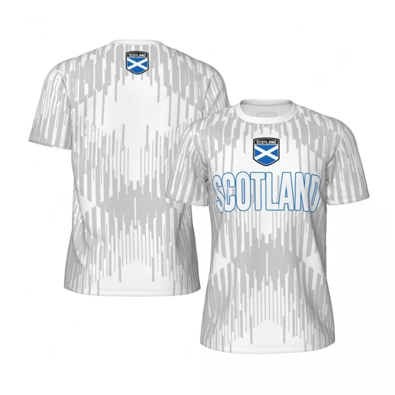 Scotland Football T Shirts Men Cool Outdoor Sports T-shirt 3D Printed Soccer Short Sleeves Summer Street Oversized Tee Shirt view 2