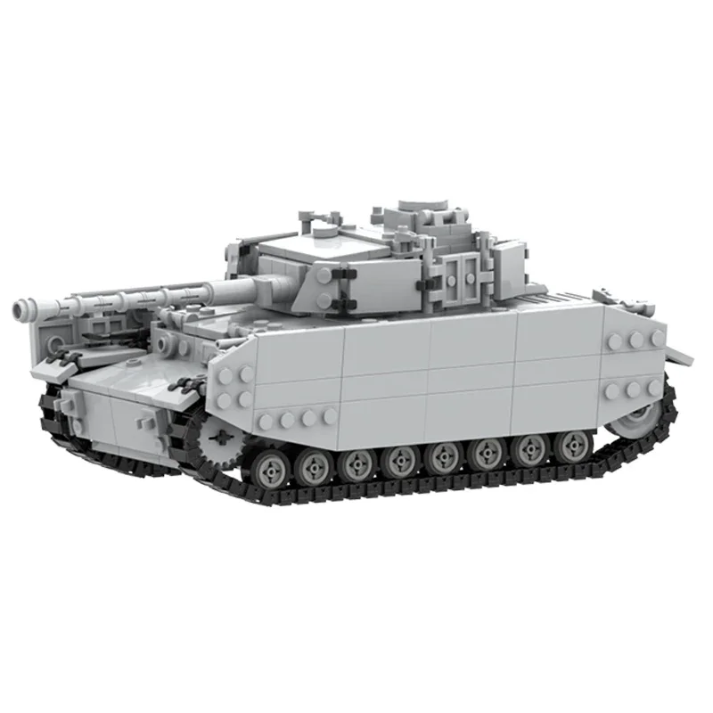 Moc Bausteine Militär waffe Modell Panzer iv Angriffs panzer Technologie modulare Blöcke Geschenk Weihnachts spielzeug DIY Sets Montage