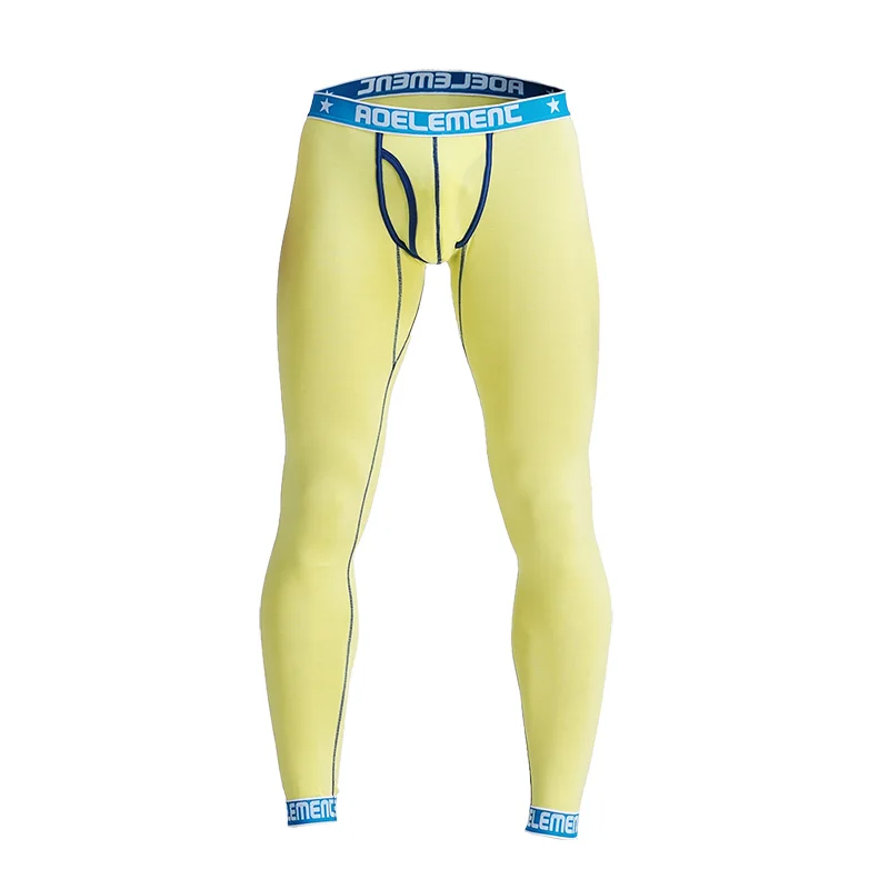Herren-Thermo-Unterhosen aus Modal, dünne, figurbetonte, sexy und warme Basisschicht-Hosen, Winterunterhosen für Herren.