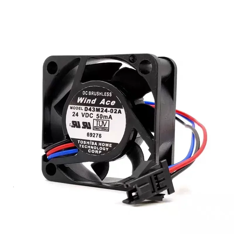 for Wind Ace Yaskawa Inverter G7 F7 Dedicated Fan 24V 50mA D43M24-02A 4015 3 Wires