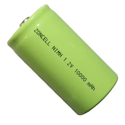 En el núcleo 10000mAh 1,2 V Ni MH batería recargable 1 D tipo estufa de gas lámpara de antorcha de encendido celda de iones de litio recargable