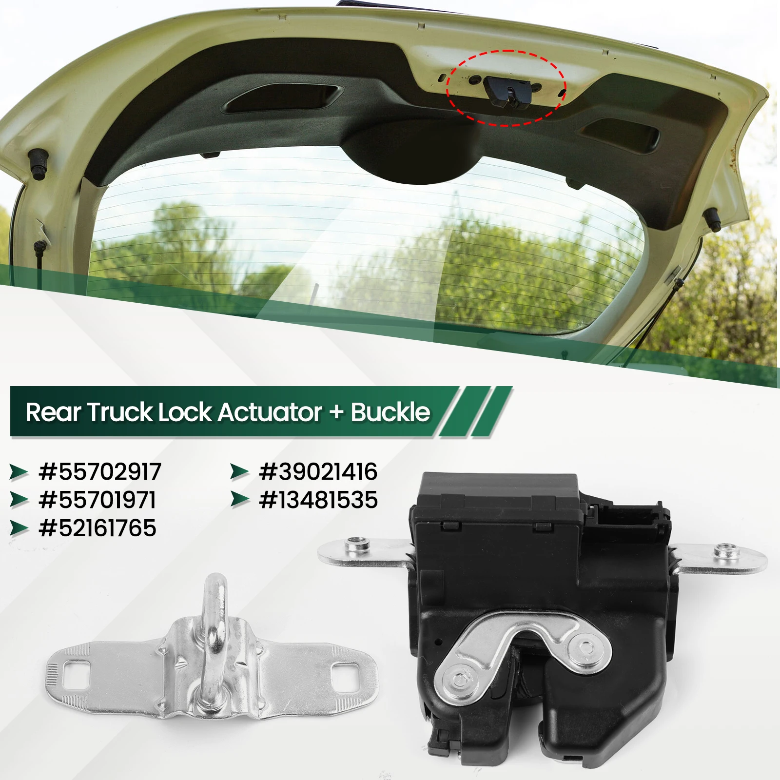 Door Hatchback Tailgate Lock Door Actuator Boot Lock Latch 55702917 For Fiat 500 Grande Bravo Punto Evo Vauxhall Astra Corsa D E