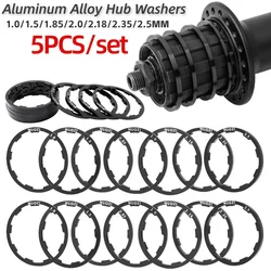 1.0/1.5/1.85/2.0/2.18/2.35/2.5mm Bicycle Hub Washers MTB Bottom Bracket Spacers Flywheel Cassette Gasket Road Bike Accessories