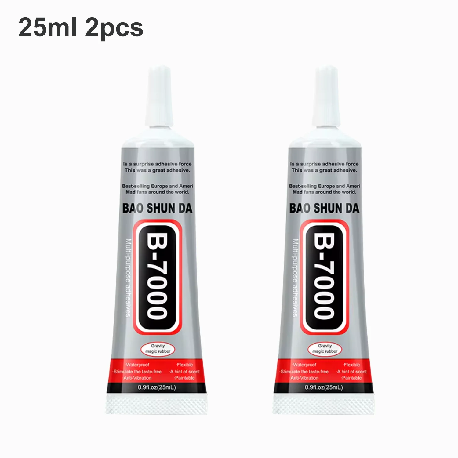 B7000 Klebstoff für Schmuck und Modeschmuck, DIY-Bastelarbeiten, Strasssteine, Reparatur von Handy-Touchscreens, Epoxidharz, Flüssig