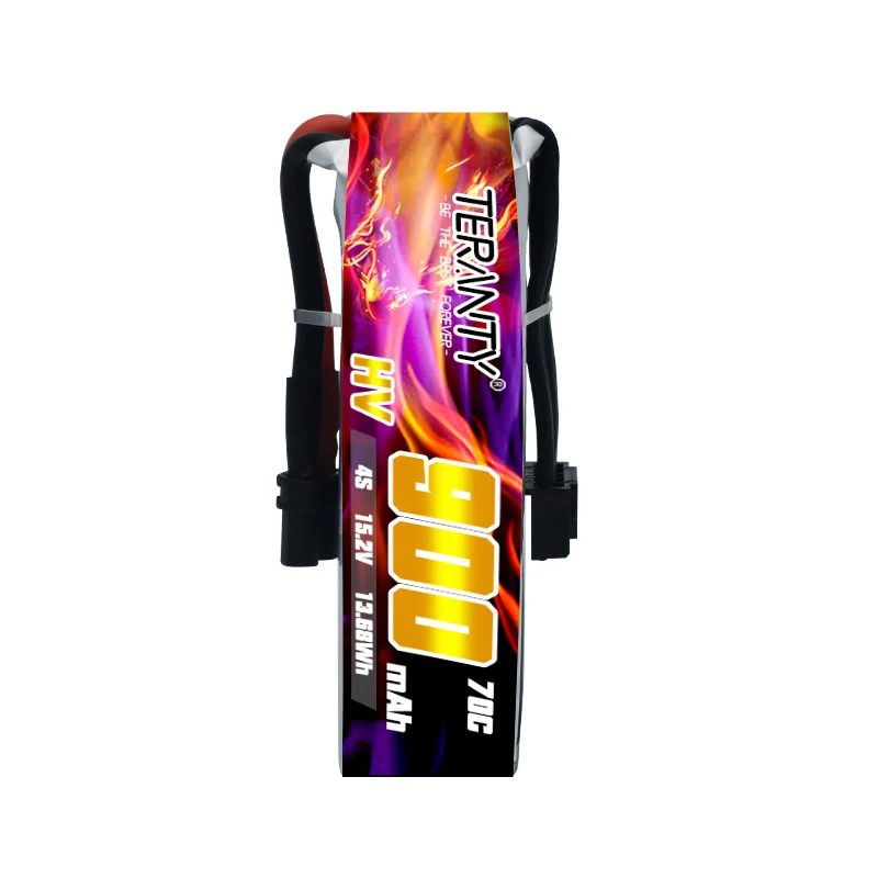 1/2Pcs Upgraded TREANTY 4S 15.2V 70C/140C 900mAh Lipo Battery HV Remote control RC car model, ship model, helicopter battery