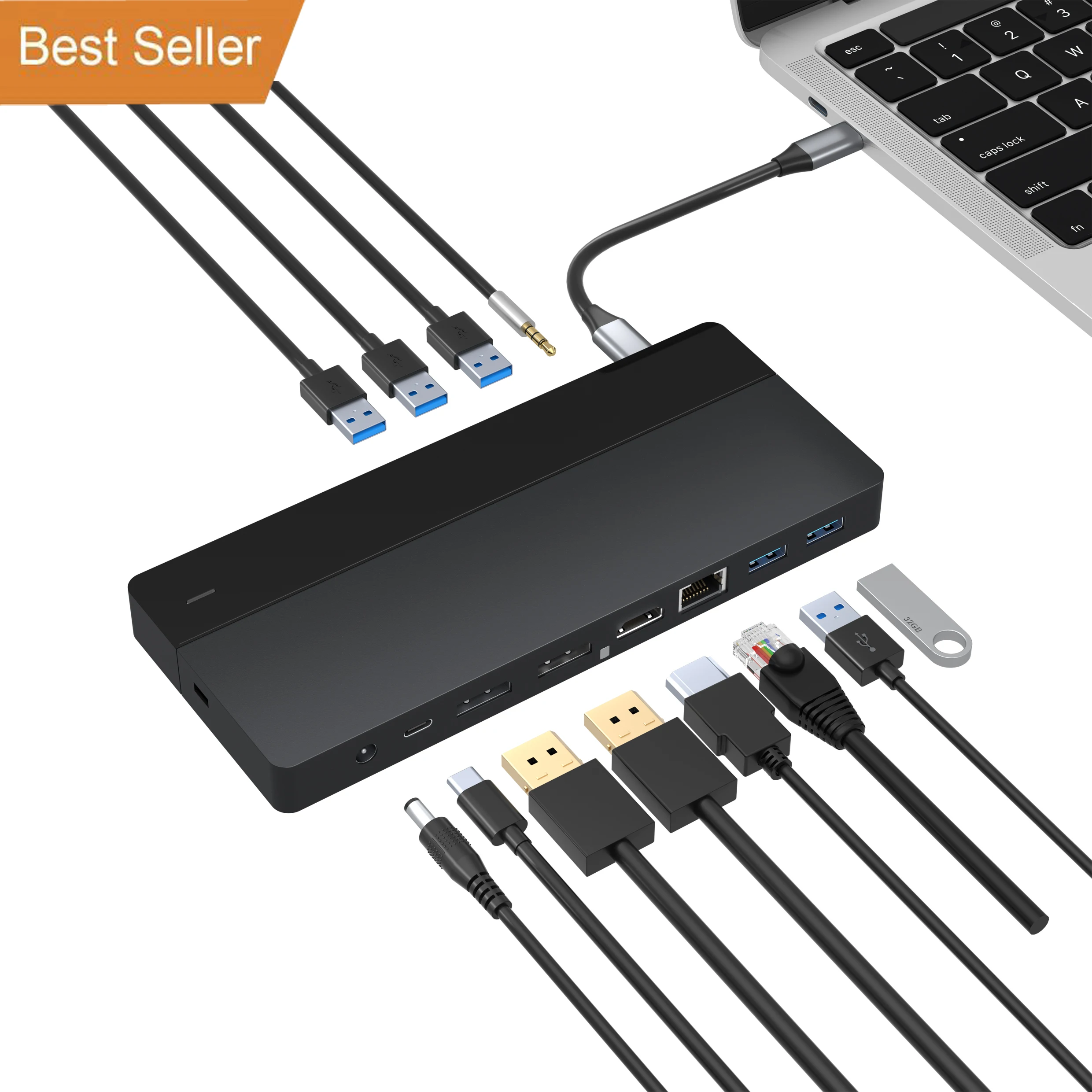 

13 in 1 Universal USB Type C USB-C Docking Station for Laptop