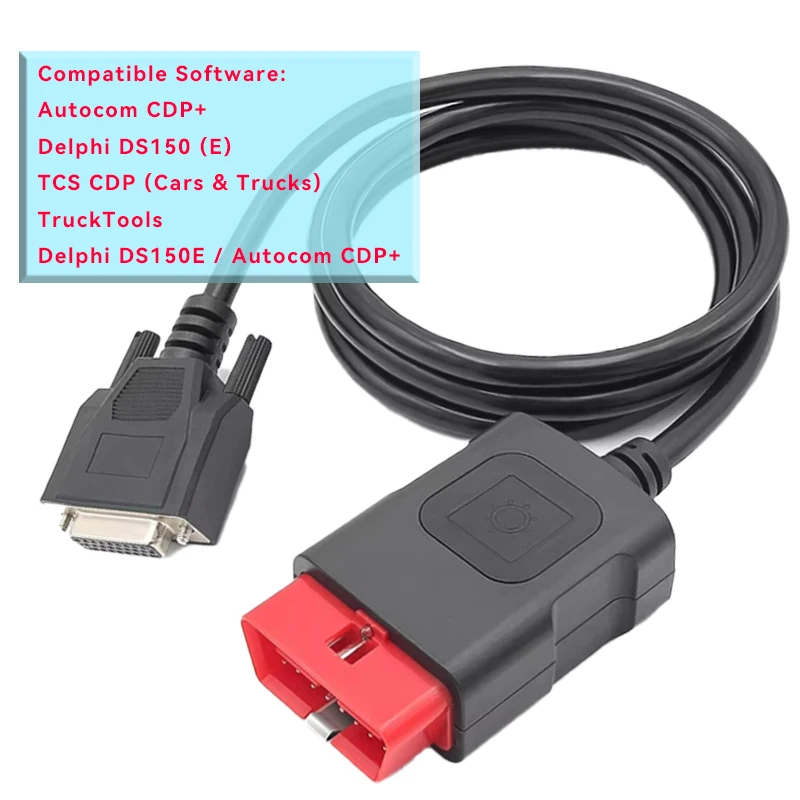 Obd2 M-DB15 LED الكابل الرئيسي ل Multidiag Pro DS150 الماسح الضوئي سيارة شاحنة موصل إصلاح السيارات ل VD CDP VD TCS CDP أداة تشخيص #2