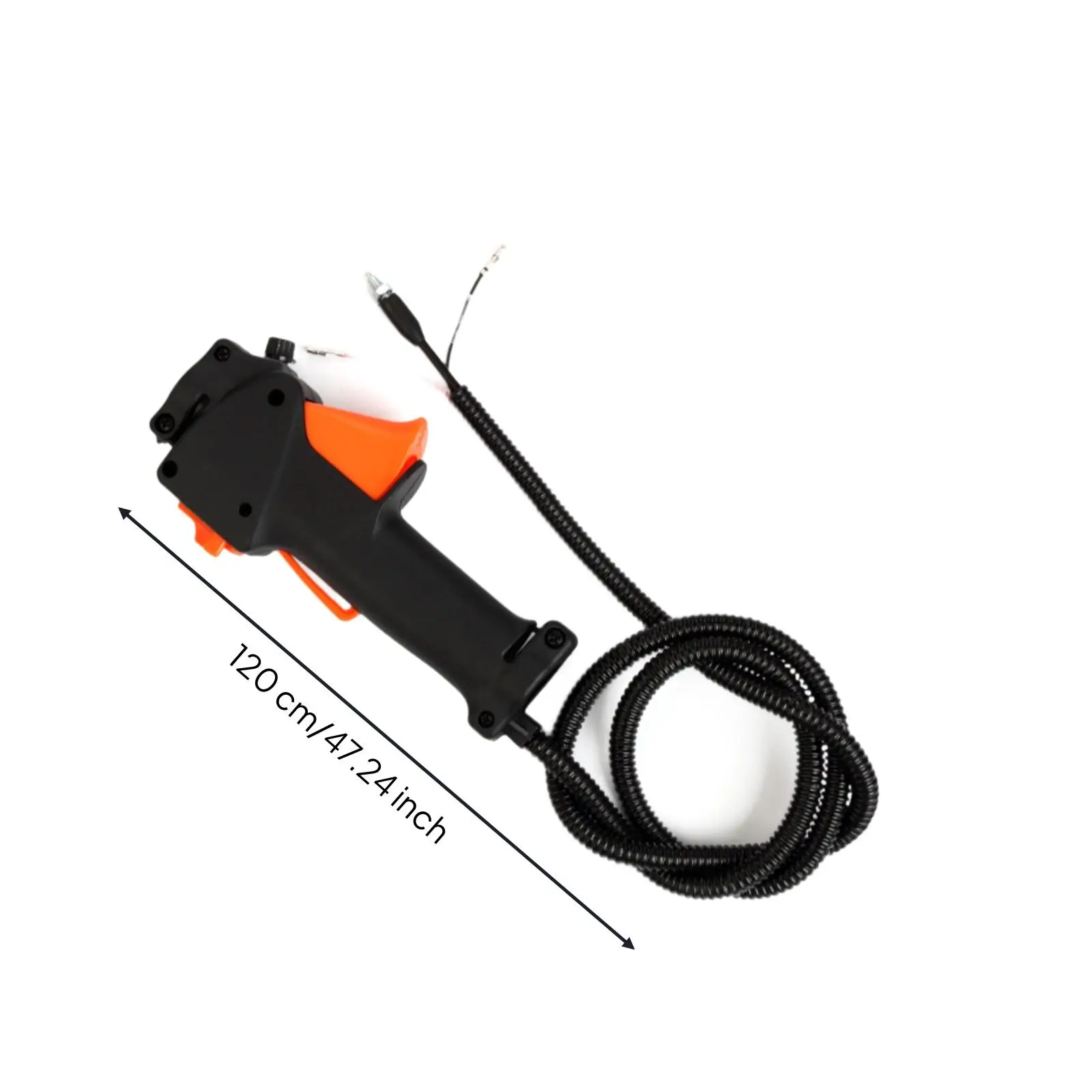 Backpack Brush Cutter Throttle Handle Assembly Trigger Switch Replacement for Grass Trimmer Motor Control Grip Plastic Metal