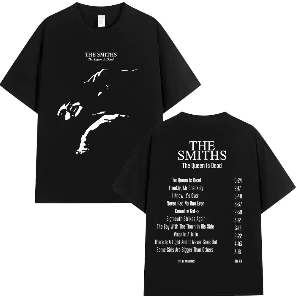 2026 Summer The Smiths Print T-Shirt Y2K Band Tee Women Men Unisex Short-sleeved Retro Street Y2K Casual Fashion Tops Clothing