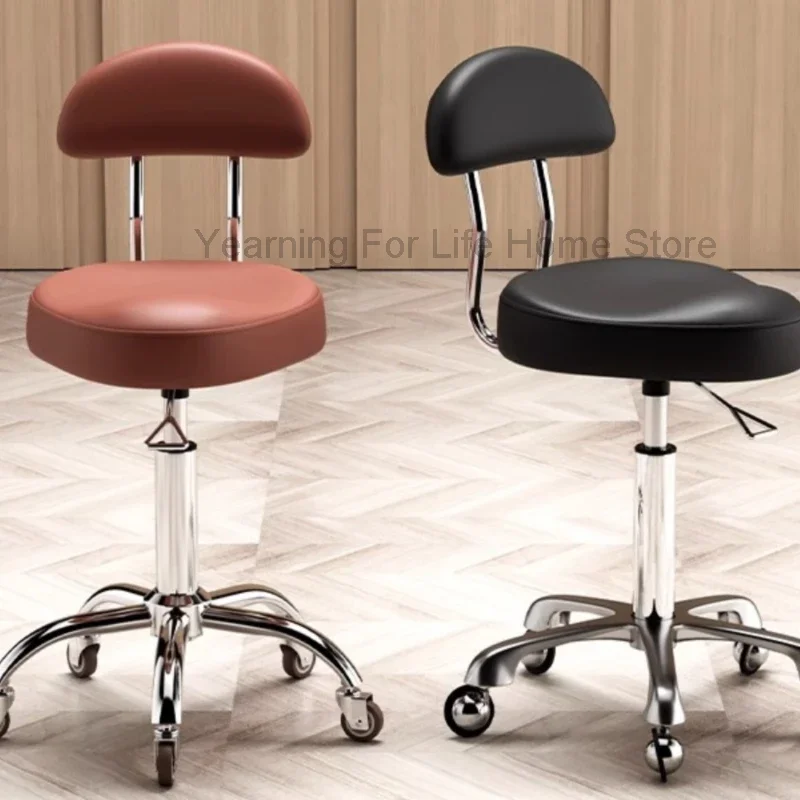 

Makeup Nail Salon Barber Chair Pedicure Swivel Hairdressing Barber Chair Work Stylist Silla Barberia Beauty Furniture LJ50BC