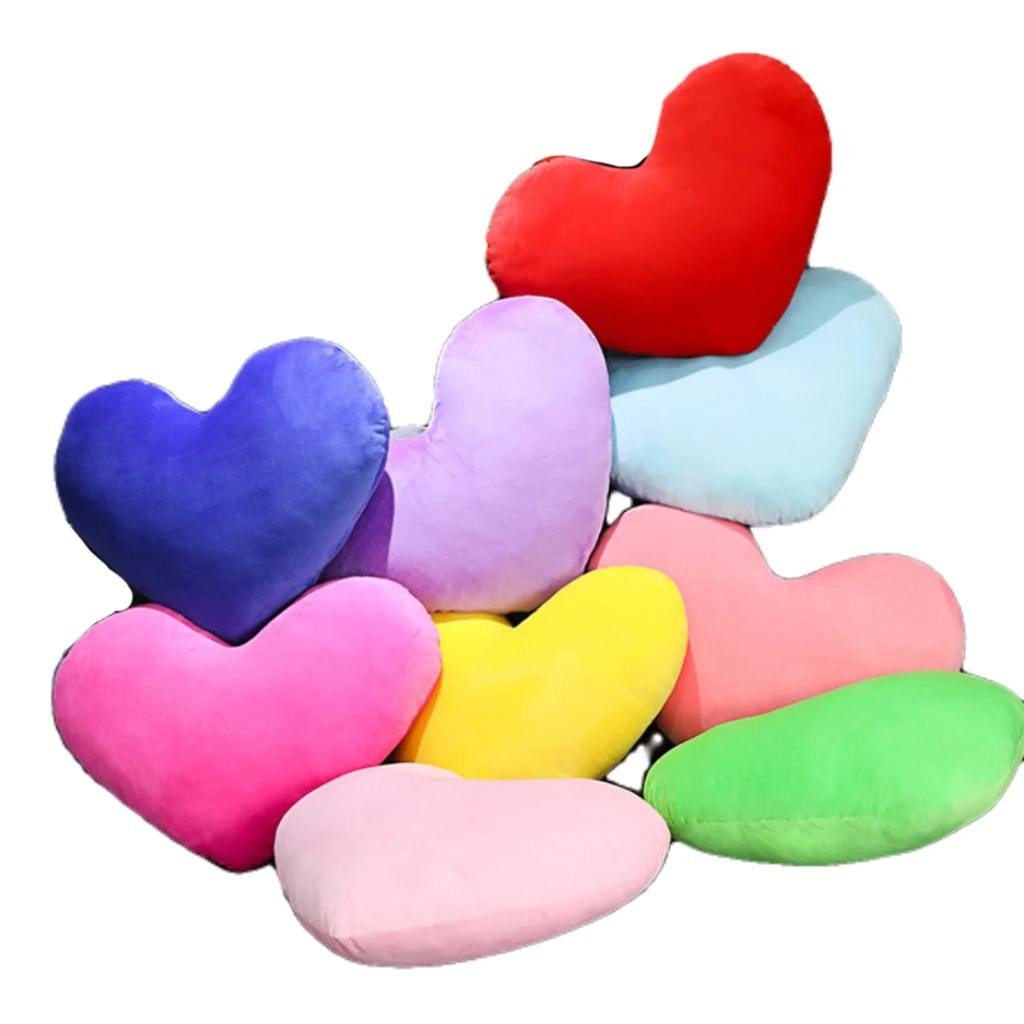 Heart Shape Plush Toy Soft Stuffed Love Sofa Car Doll Home Decorative Pillow Wedding Room Party Decoration Birthday Gift