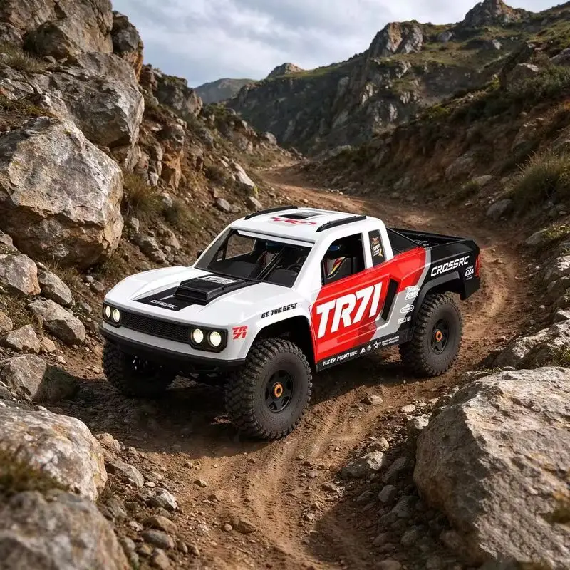 1/7 New Crossrc TR71 Rc Car Tiger Roar OffRoad 4WD Electric Remote Control Desert Short Course Vehicle Model RC For Adult Gift