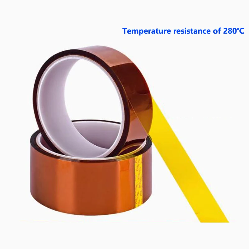 

Gold finger high temperature adhesive tape PI polyimide adhesive tape special insulation tape for electronic maintenance