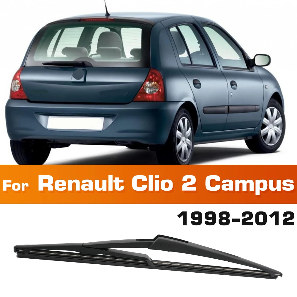 Scheibenwischer 12" Heckscheibenwischerblatt für Renault Clio 2 II Campus 1998 - 2012 Windschutzscheibe Windschutzscheibe Heckscheibe