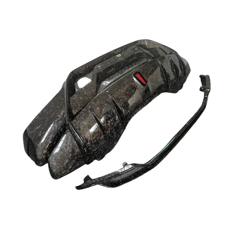 

Высококачественный задний бампер из углеродного волокна с кованым узором в стиле P для Lamborghini LP580 LP610, комплект кузова, основание заднего спойлера