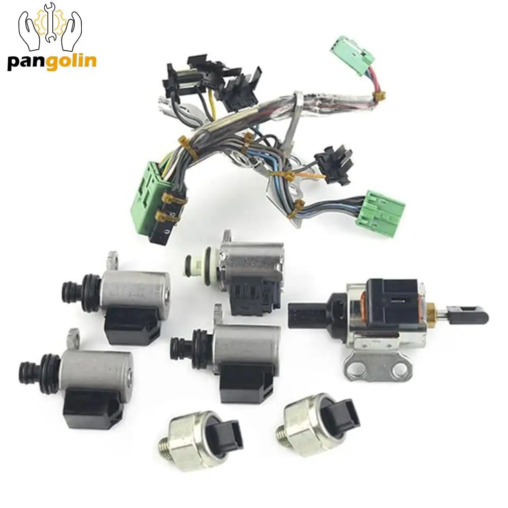 CVT Transmission Solenoid Kit JF011E RE0F10A Fits For Altima Rogue Sentra Caliber 2.5L QR25DE Engine Car Valve Body Solenoids