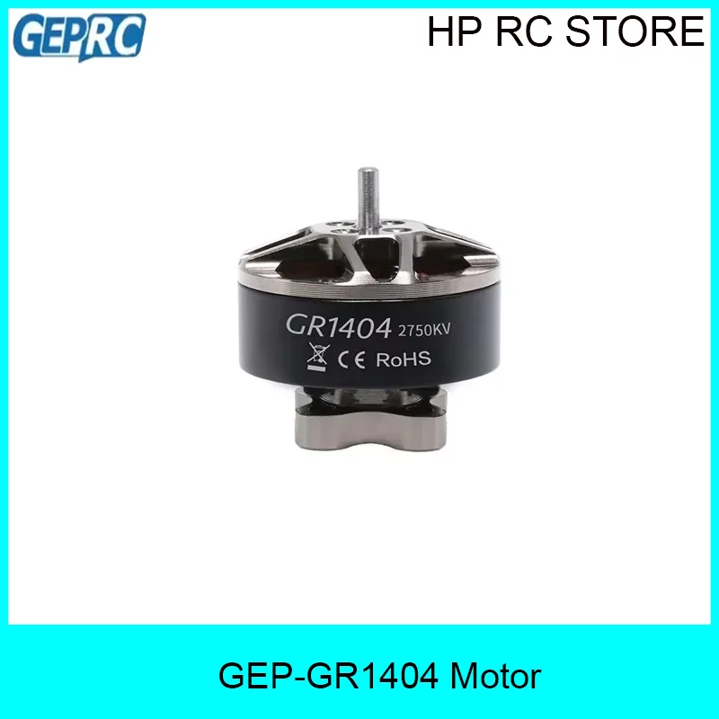 GEPRC GR1404 Brushless Motor - 2750KV/3850KV/4500KV 2-4S, for DIY Toothpick FPV Racing Drone, Long-Range Cinelog 25 V2, High-Eff