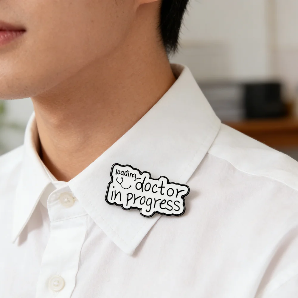 DCARZZ Funny Phrase Medical Enamel Pin Doctor Nurse Lapel Brooch Jewelry Medicine Accessories Gifts