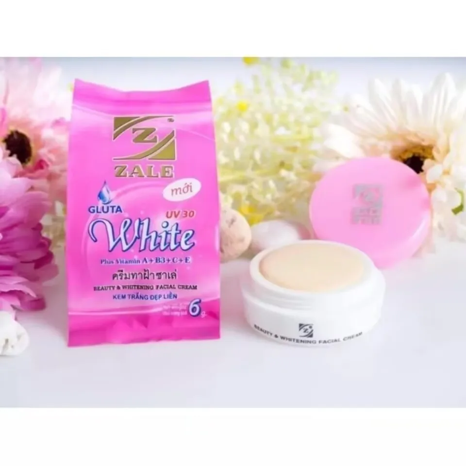 

Kem Zale Gluta blanco, Thái Lan Nắp hstin ng trng ng Da, Làm Giam Tàn Nhang, Vêt nhau M, crema de perlas, piel joven suave 6g