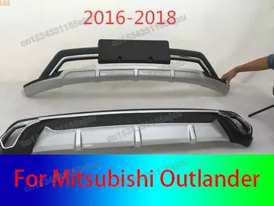 

Передние и задние бамперы из АБС-пластика для Mitsubishi Outlander 2016-2019, защита от царапин, автомобильные аксессуары