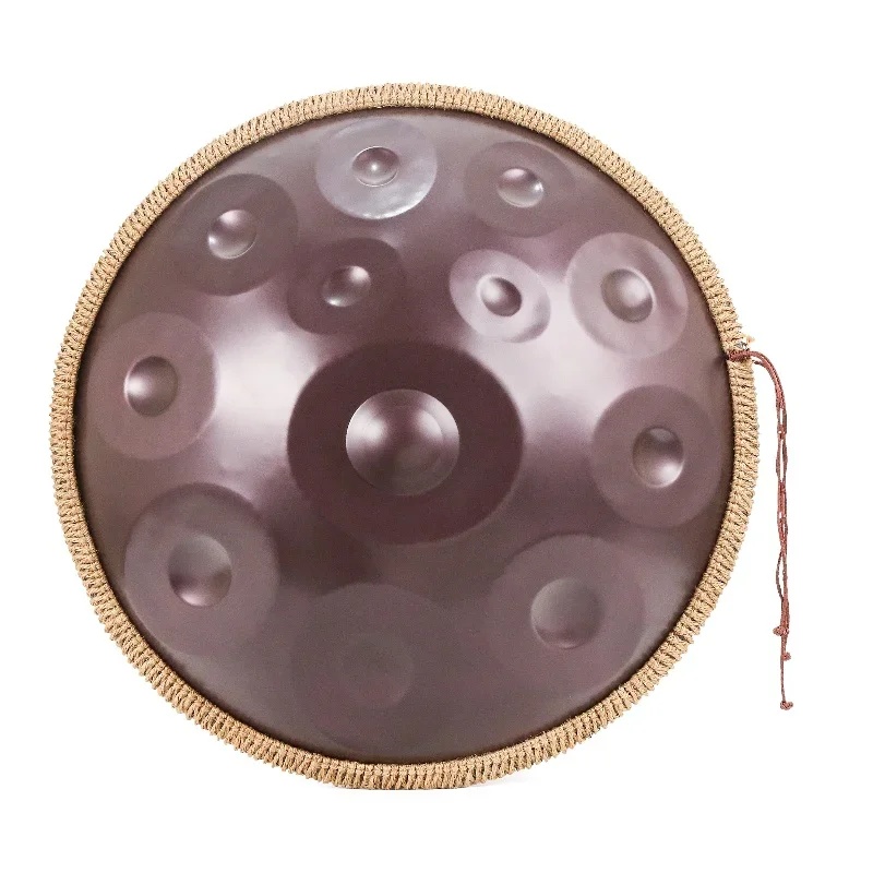 Wettbewerbs fähiger Preis hohe Qualität 22 Zoll 12 Noten d kurd Handpan Drum Percussion Musik instrumente mit Tasche und Ständer oem/odm