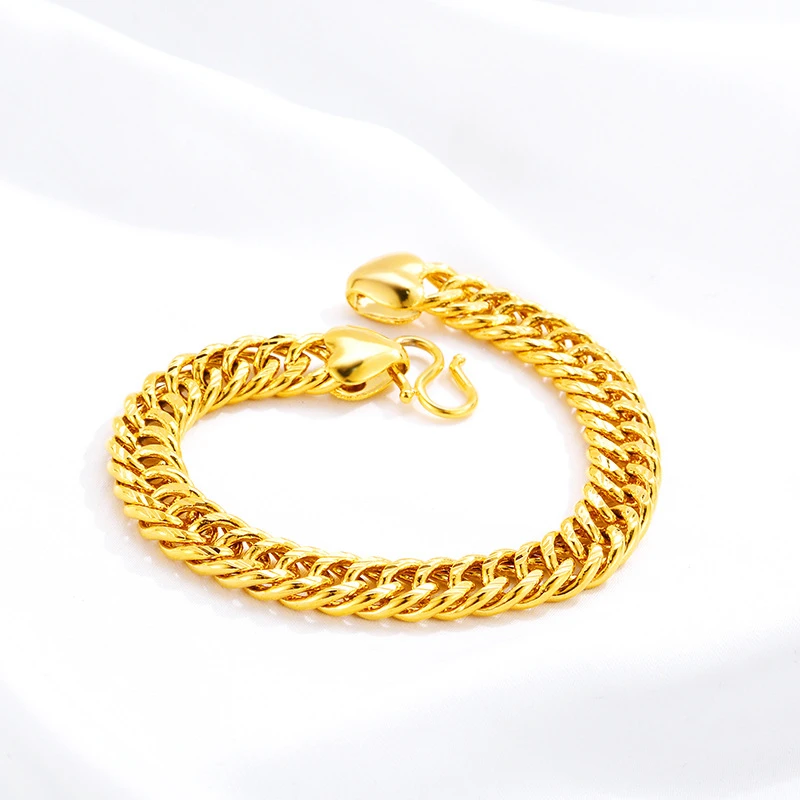 High Quality 6/8/10mm Link Chain Bracelets for Men Women Stainless Steel Hiphop Jewelry Accessories Wristband Pulsera Gifts