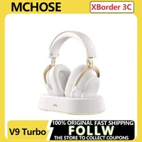 Nuevos Auriculares Inalámbricos para Juegos MCHOSE V9 Turbo, Auriculares Supraaurales de Cuatro Modos con Micrófono, Reducción de Ruido, Regalo de Cumpleaños