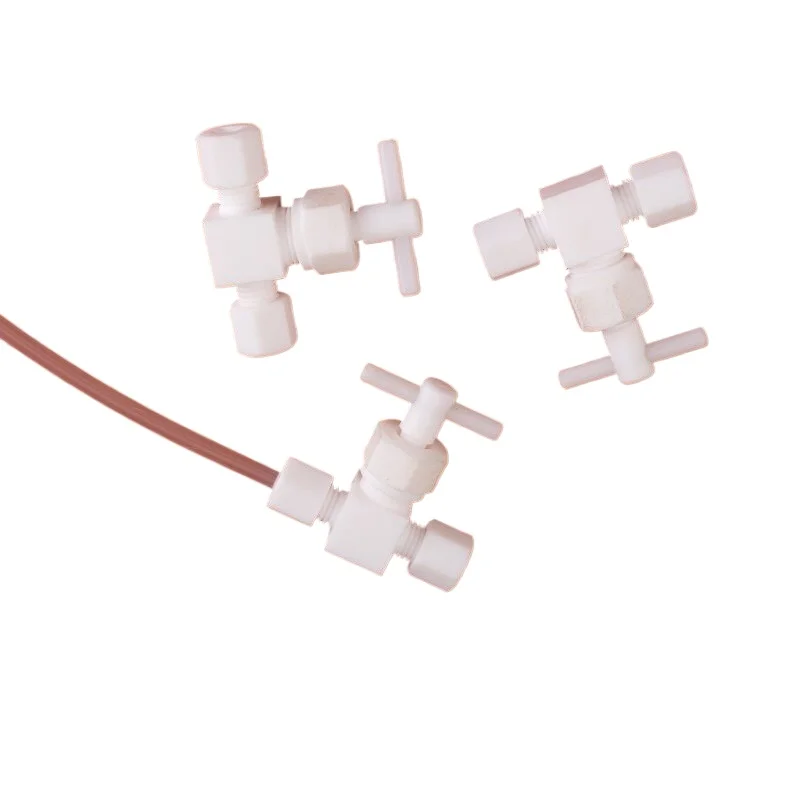 Straight Through Ball ValvesTeflon Switch ValvesTeflon Ferrule Ball Valves are corrosion resistant