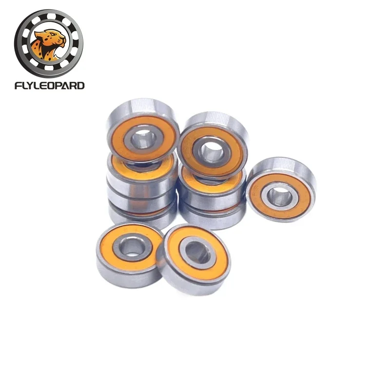 10PCS 683RS Miniature Bearing ABEC-7 3x7x3 mm Ball Bearings 618/3 RS 683 2RS 683-2RS With Orange Sealed