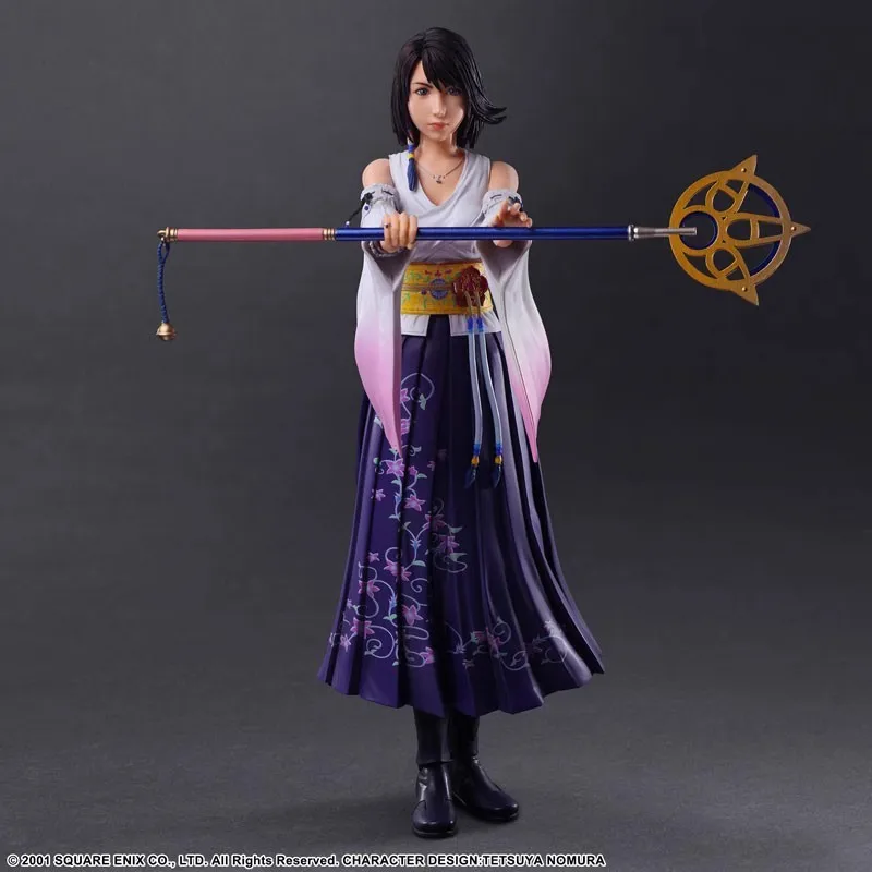 In Stock Original Playarts FF10 No.2 Yuna Action Figures Anime Model Toys Figura Pvc Gifts Collection No Original Box