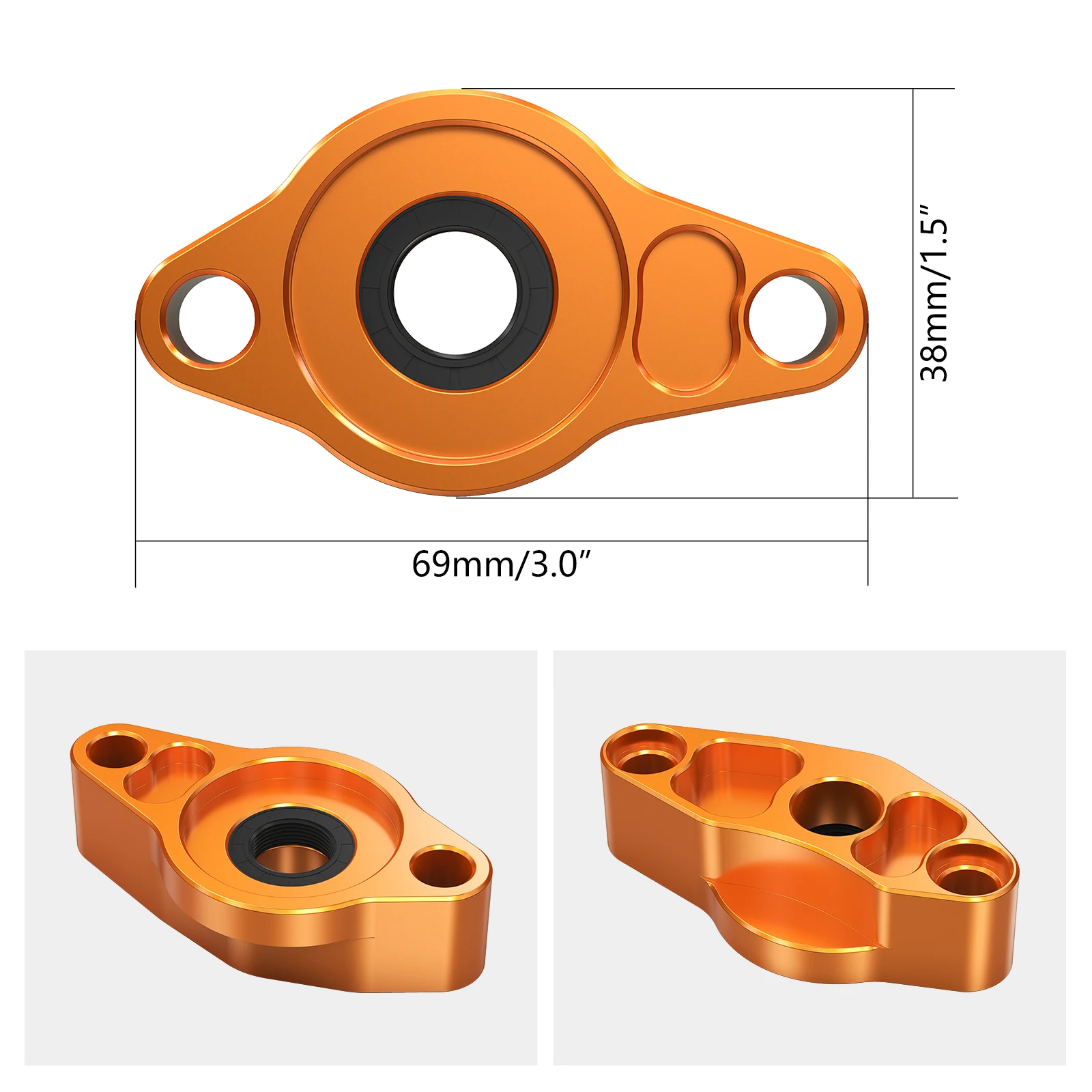 Clutch Slave Cylinder Mounting Plate for KTM LC8 KTM SUPER ADVENTURE 1290R 2017-2023 2022 950 990 1050 1090 1190 ADVENTURE S R view 3