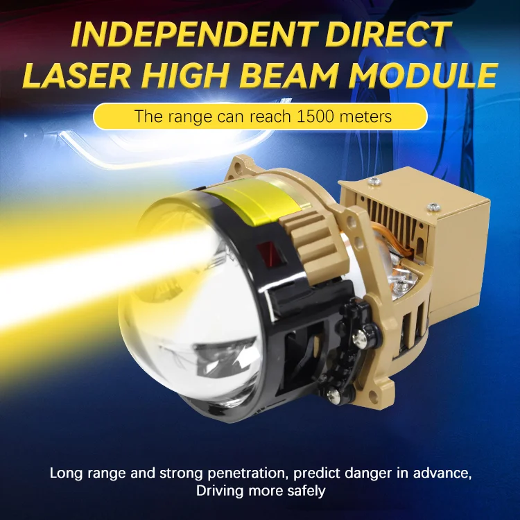 Ultra Heldere S350b 3 Inch Bi Led Projector Lens 3.0 Rhd 20000lx Bi-Led 85W 14 Chips Retrofit Laser Licht Bi Led Projector