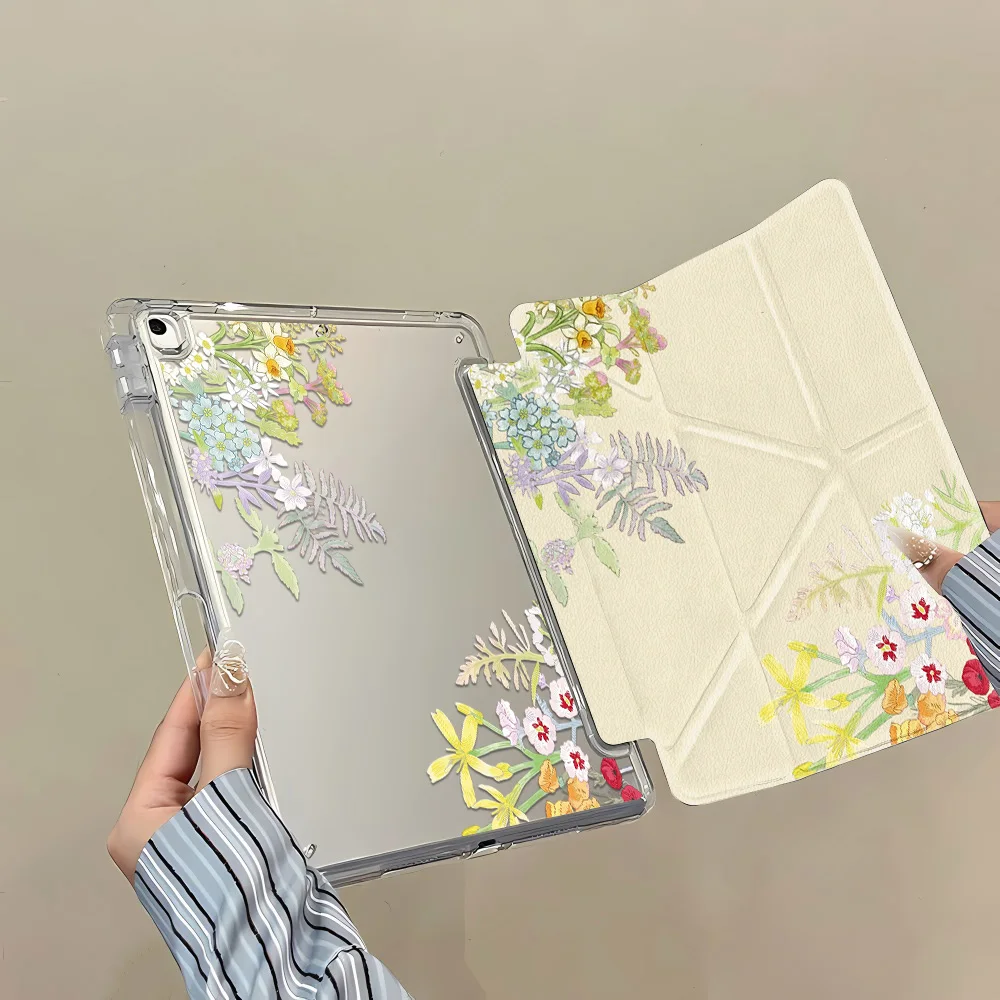 

Transparent Tablet Case For iPad A16 11th 10th10.9 10.2 9th 8th 7th Pro 11 2024 M4 12.9 Mini 7 Funda Shockproof Cover
