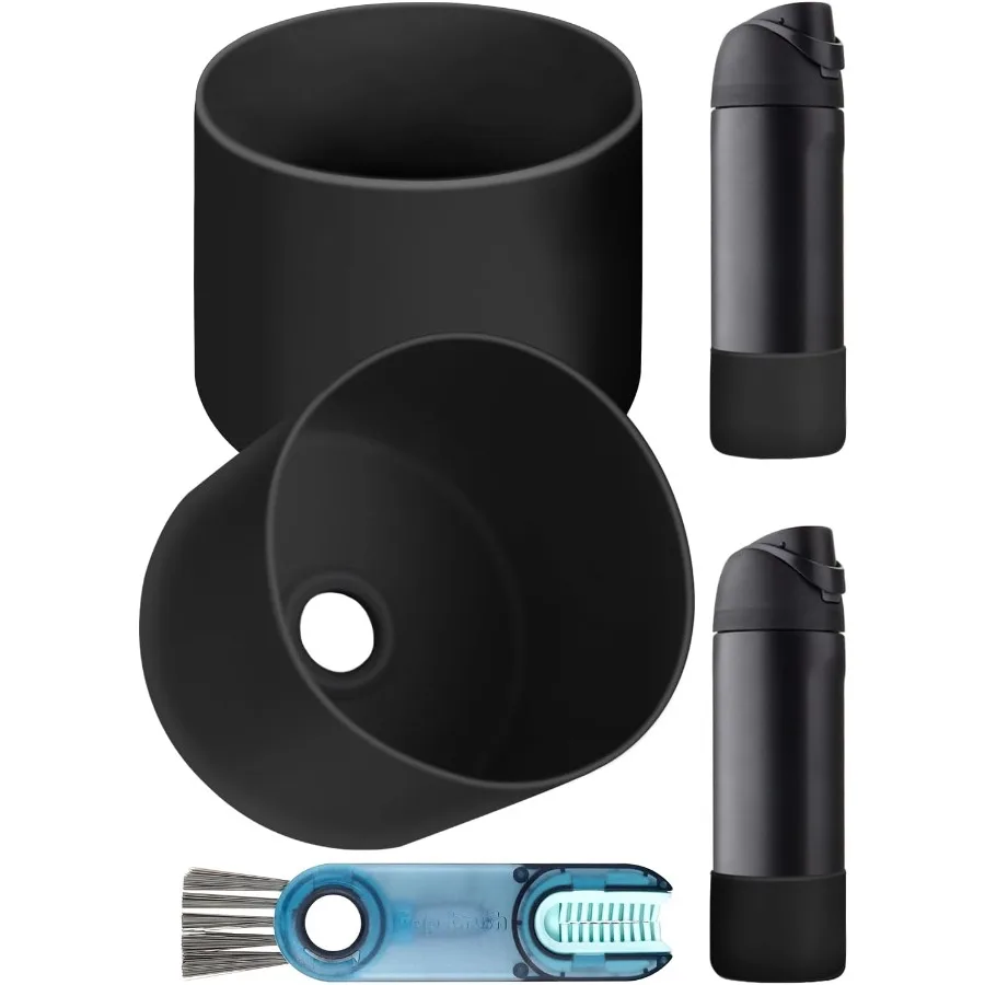 

Силиконовые ботинки для бутылки с водой, 2 шт., для Freesip 24 унций, 32 унции, 40 унций, противоскользящая защитная нижняя крышка, защитный чехол для бампера, аксессуары