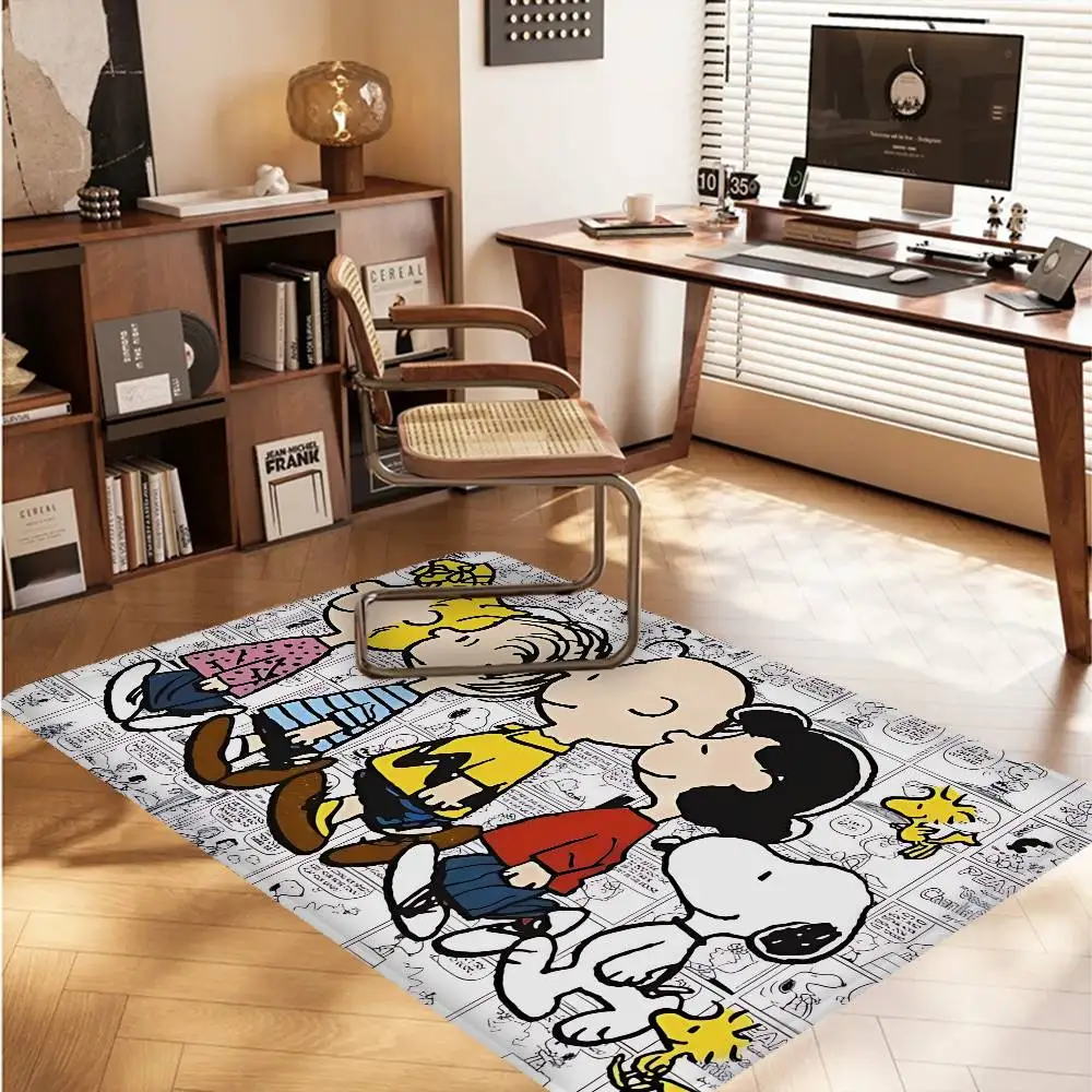 Cute Dog S-Snoopy Kitchen Mat Cheaper Anti-slip Modern Living Room Balcony Printed Modern Home Decor view 4