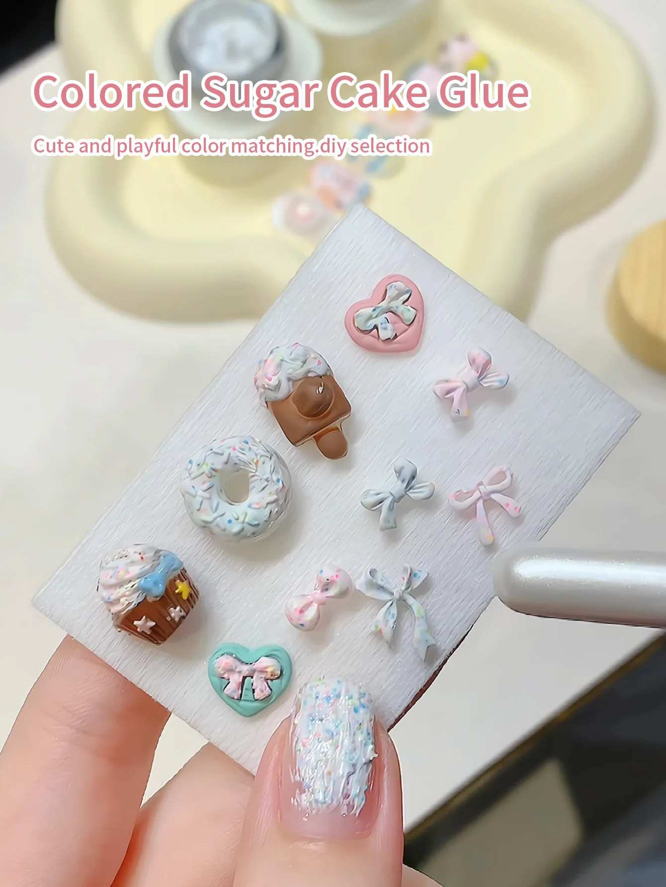 12g 젤리 케이크 매트 젤 3D 입체 쉐이핑 클린 네일 젤 젤 매니큐어 조각 그림에 적합 DIY Sal