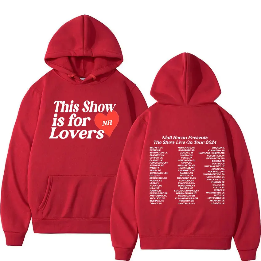 Niall Horan The Show Live on Tour 2024 New Album Hoodie Men Women Casual Fashion High Quality Oversized Sweatshirts Streetwear