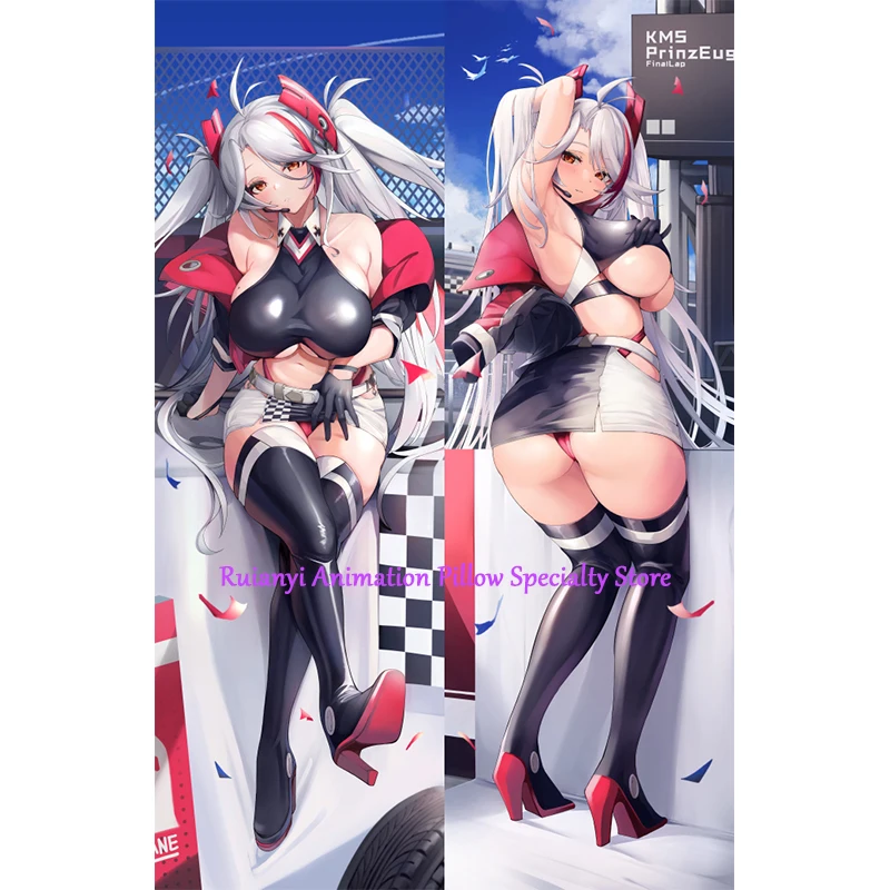 

Dakimakura Anime Prinz Eugen Double-sided Print Life-size Body Game Pillow Cover Bedding Gifts