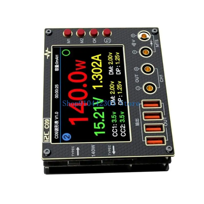 

L4MD GXQ64 C09 High Precisions Circuit Diagnostic Tool 4inch IPSs Display 140W Charging Analysis And Voltages Current Meter