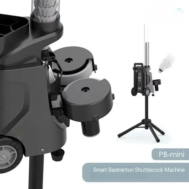 Pusun PB-Mini Badminton Serve Machine Portable Single Player Trainer with ABS & Metal Construction Self Training Feeding System view 6